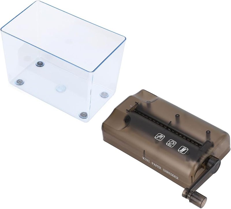 Mini A6 Paper Cutter Portable Manual Desktop Office Stationery Black - Image 2